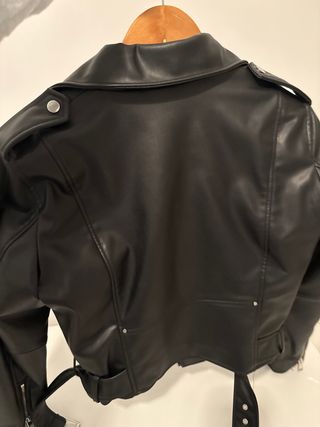 Chaqueta Cuero Zara Talla M