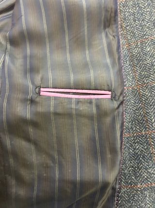 Chaqueta Enzo Romano azul tweed