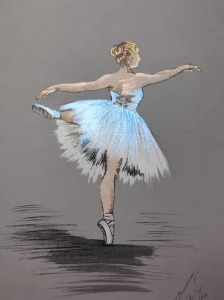 Lámina A5 Bailarina Ballet