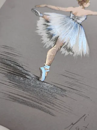 Lámina A5 Bailarina Ballet