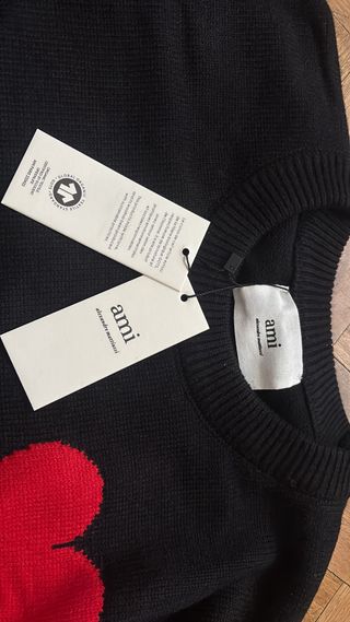 Jersey Ami Paris Corazón Negro