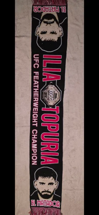 Cachecol UFC Ilia Topuria El Matador