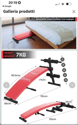 Panca addominali multifunzione 7kg