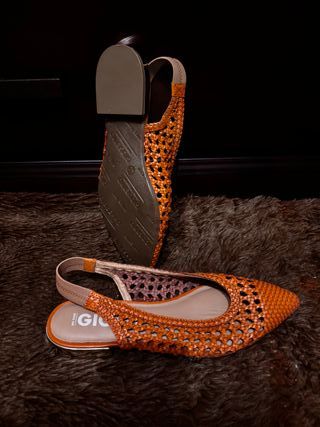 Bailarinas Gioseppo destalonadas tejidas