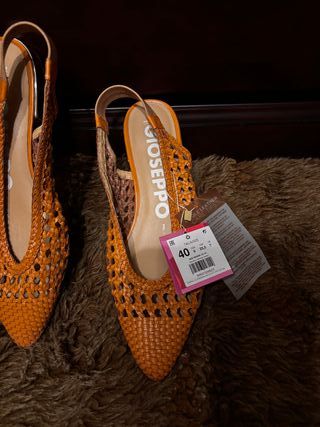 Bailarinas Gioseppo destalonadas tejidas