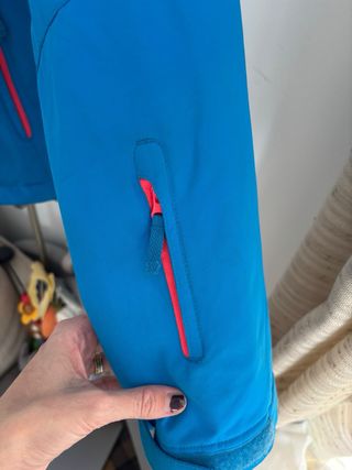 Chaqueta Roxy esquí mujer azul y rosa