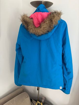 Chaqueta Roxy esquí mujer azul y rosa