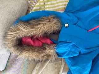 Chaqueta Roxy esquí mujer azul y rosa