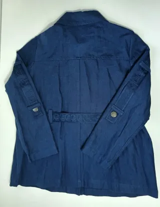 Chaqueta Sahariana Purificación García Azul Talla