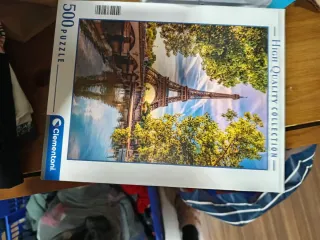 Puzzle 500 piezas Torre Eiffel Clementoni