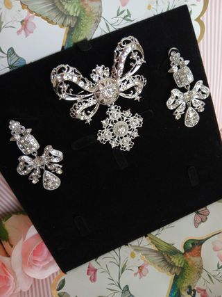 Aderezo Fallera Huertana Plata