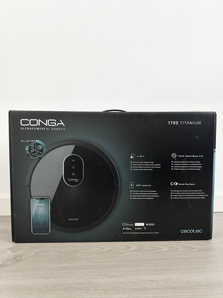 Conga 1790 Titanium Robot Aspirador y Fregasuelos
