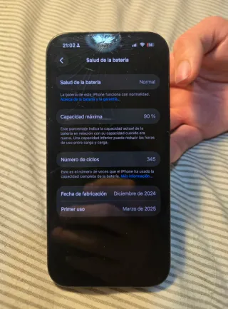 iPhone 15 256 GB color negro