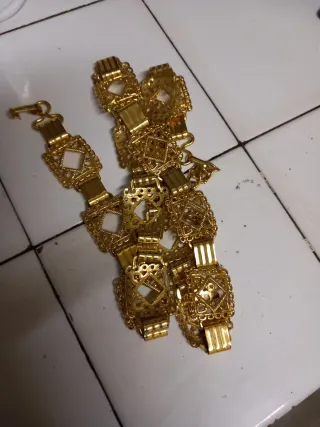 Cinturón  metálico vintage