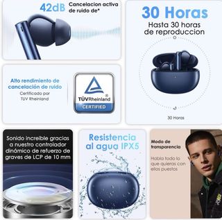 realme Buds Air 3 Inalambricos, camcelacion ruidod
