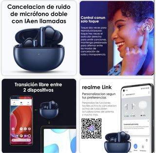 realme Buds Air 3 Inalambricos, camcelacion ruidod