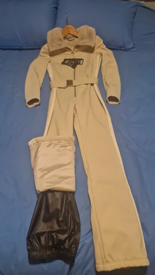 Mono Esquí Mujer Oysho Beige