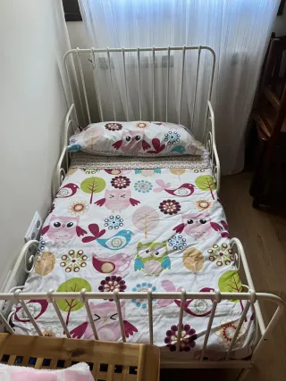 Cama infantil blanca