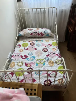 Cama infantil blanca