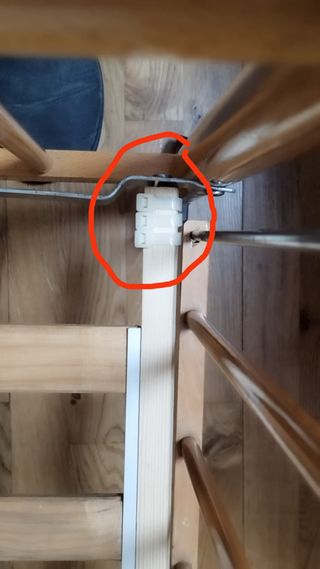 Cuna de madera + colchón