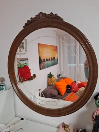 Espejo de Madera antiguo