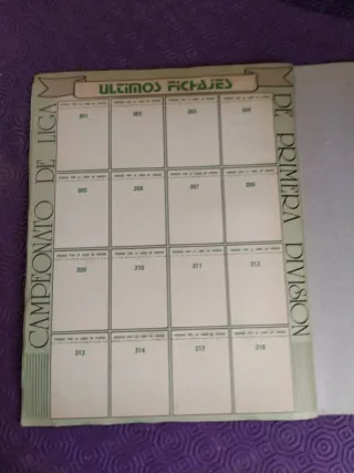 Álbum Fútbol 1985-86           # Escucho Ofertas#