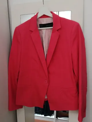 Americana Zara Rosa Talla M