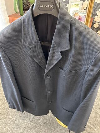 Chaqueta Cortefiel City Wear Caballero Azul cuadro