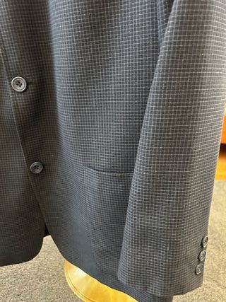 Chaqueta Cortefiel City Wear Caballero Azul cuadro