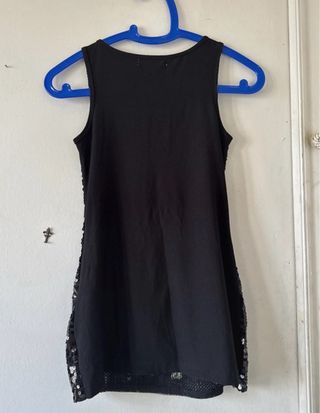 Canottiera Jolie Miss paillettes farfalle