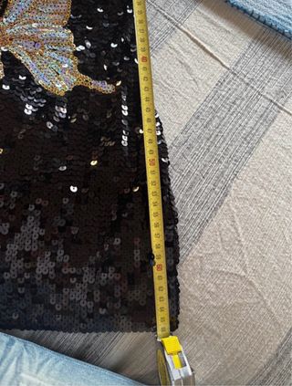 Canottiera Jolie Miss paillettes farfalle