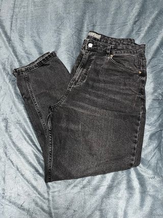 Pantalón vaquero negro mujer talla 44