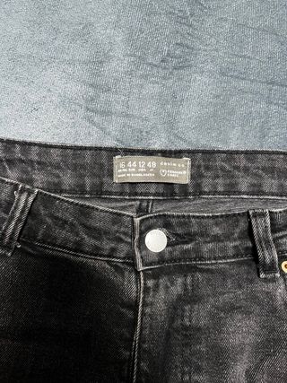 Pantalón vaquero negro mujer talla 44
