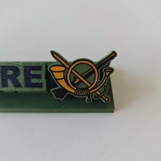 Placa militar personalizada