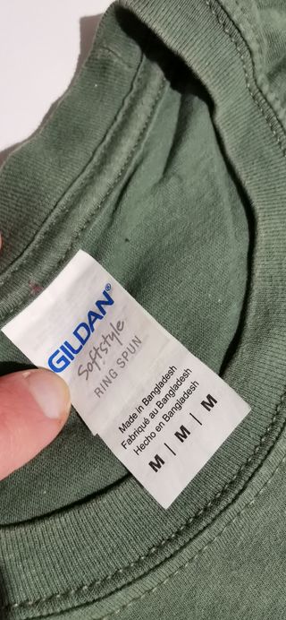 NASA Worm Logo T-Shirt Camiseta Verde talla M