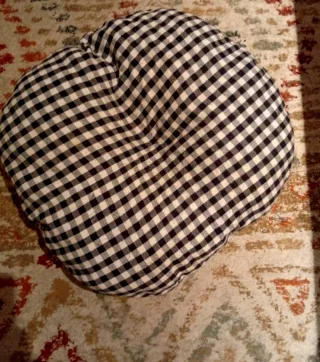 Cuccetta per cani con stampa a quadri