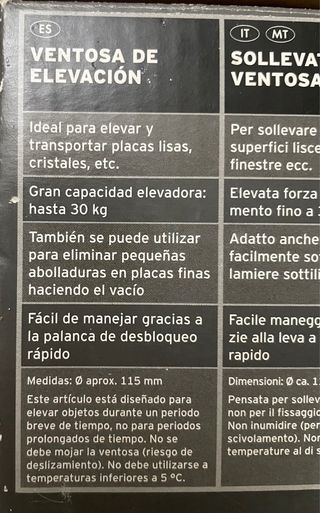 Ventosa para cristales (tengo 2)