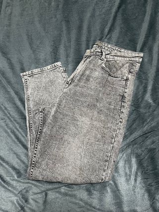 Pantalón vaquero gris mujer talla 44