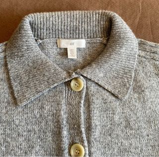 Cardigan gris jaspeado H&M 6%lana
