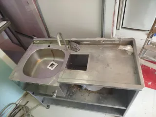 Fregadero industrial acero inoxidable