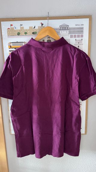 Polo Springfield manga corta morado
