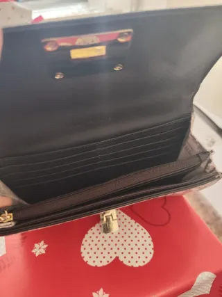 Cartera Michael Kors Piel Serpiente Dorada