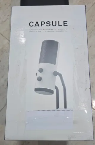 Micrófono NZXT Capsule streaming calidad estudio.