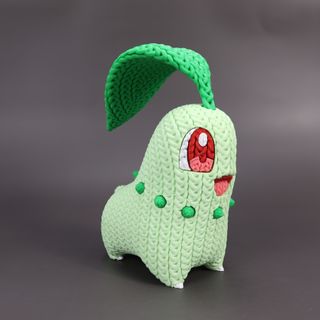 Figura Chikorita Crochet