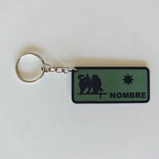 Llavero militar personalizado