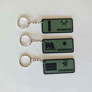 Llavero militar personalizado