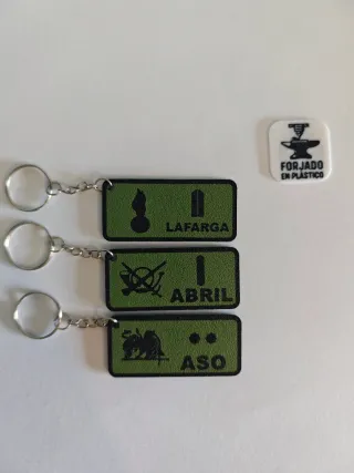 Llavero militar personalizado