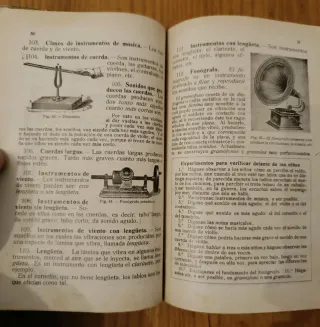 Ciencias físico naturales. Libro antiguo