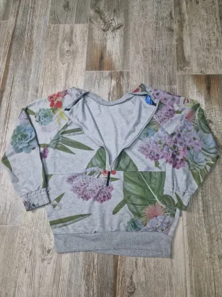 Sudadera Adidas Floral Gris Multicolor