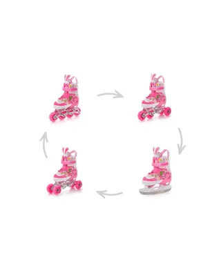 Patines en línea 4 en 1 LED Talla XS/M